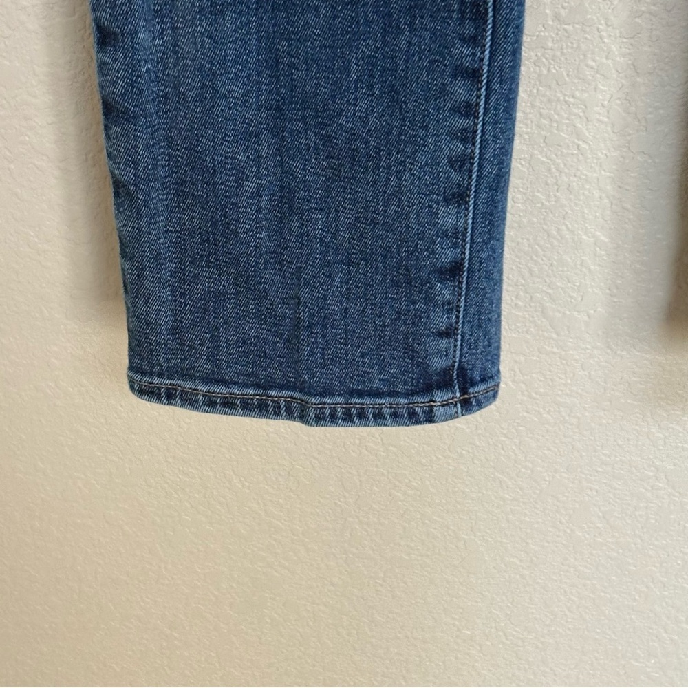 PAIGE Brigitte Women’s Jeans 28 Dark Wash Straight Leg Distressed - Picture 6 of 11